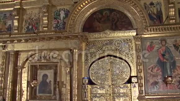 俄罗斯教堂的雕像视频的预览图