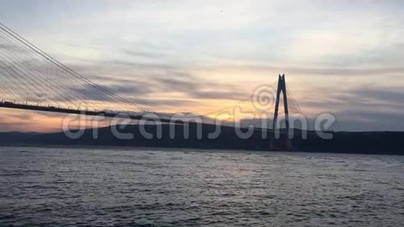 伊斯坦布尔新博斯普鲁斯大桥亚武兹苏丹塞利姆大桥视频的预览图