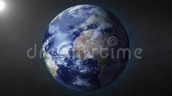 地球动画在南极放大视频的预览图