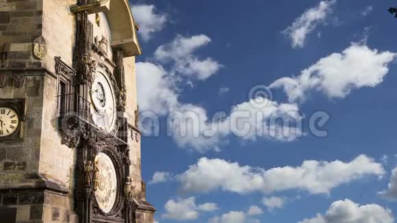 捷克共和国布拉格的天文钟视频的预览图