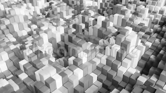 美丽的抽象立方体背景视频的预览图