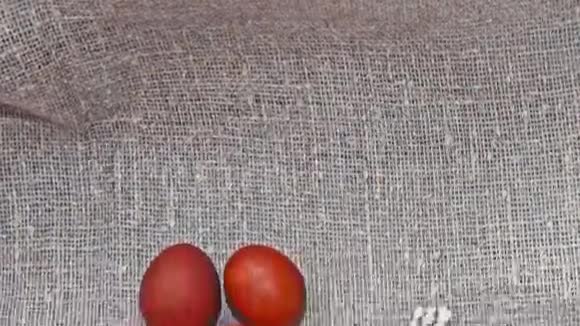 复活节彩蛋的背景很漂亮视频的预览图