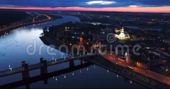 古城夜景视频的预览图