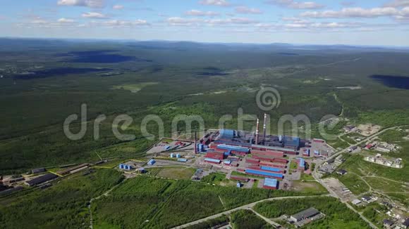 铝冶炼厂空中观景视频的预览图