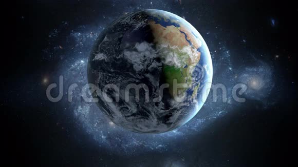 小行星陨石飞向地球外层空间世界末日视频的预览图