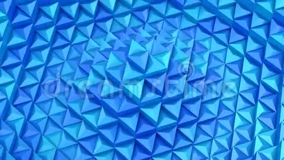 三角形形成了波浪视频的预览图