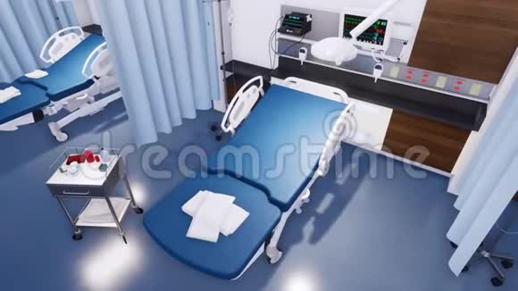 门诊3D急诊室空床视频的预览图