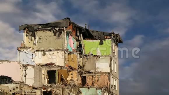 拆除旧房子莫斯科俄罗斯视频的预览图