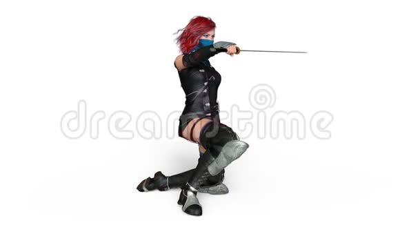 女子击剑运动员视频的预览图