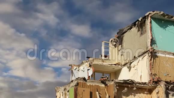 拆除旧房子莫斯科俄罗斯视频的预览图