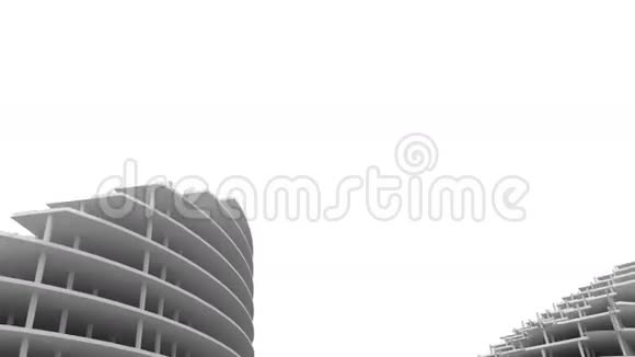摩天大楼的建造和成长视频的预览图