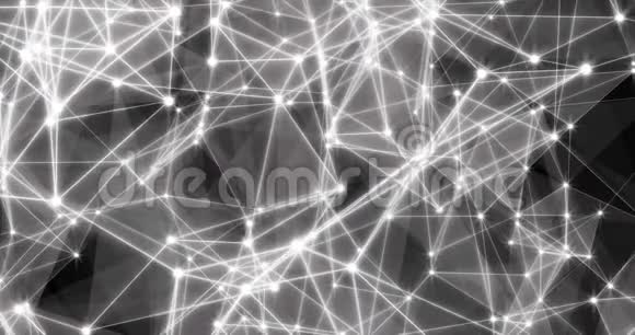 运动环背景抽象动态神经丛未来技术3D渲染视频的预览图