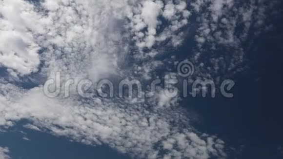 夏季多云天空时移高清晰度视频的预览图