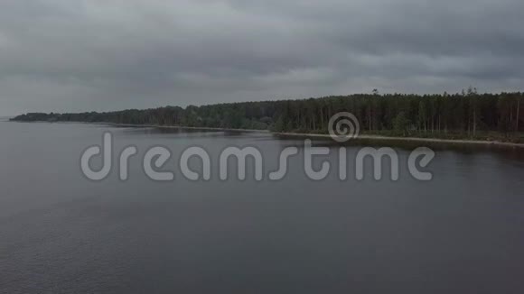 罗哈拉托拉托维亚波罗的海海滨无人机顶视图4KUHD视频视频的预览图