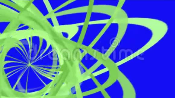 抽象螺旋线碎片纸螺旋粒子带状曲线背景视频的预览图