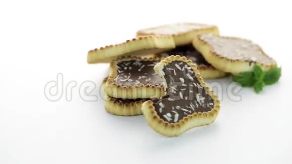 巧克力馅饼饼干视频的预览图