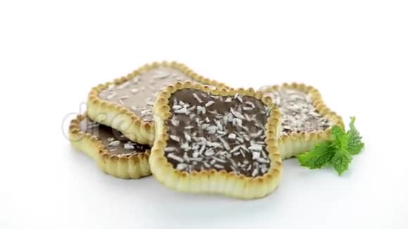 巧克力馅饼饼干视频的预览图