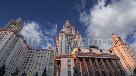 莫斯科国立大学主楼俄罗斯视频的预览图