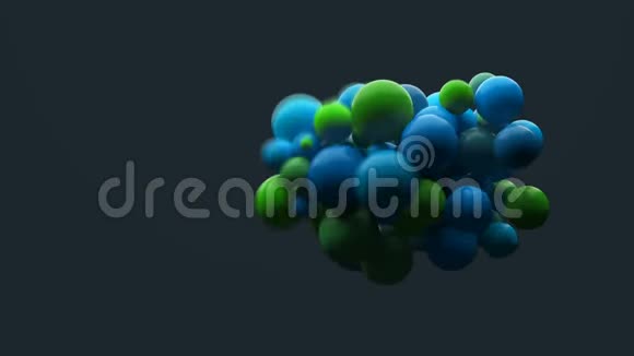 数字生成的气泡视频视频的预览图