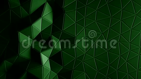 抽象三角形结晶背景动画4K视频的预览图