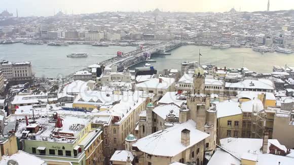 冬天的伊斯坦布尔视频的预览图