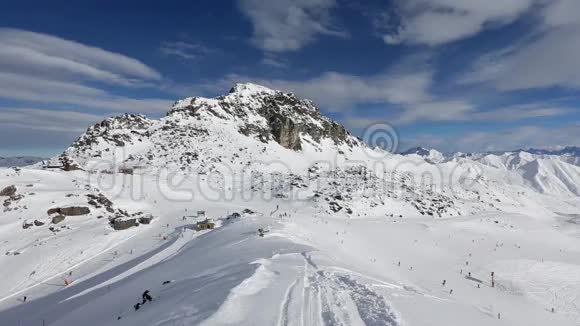 奥地利冬季滑雪胜地视频的预览图