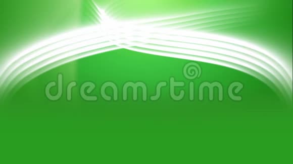 在绿色背景上发光视频的预览图