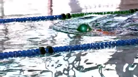 适合游泳者在游泳池中进行蛙泳视频的预览图