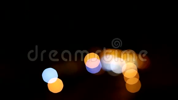 霓虹灯的抽象背景视频的预览图
