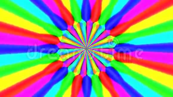 彩虹波无缝循环视频视频的预览图