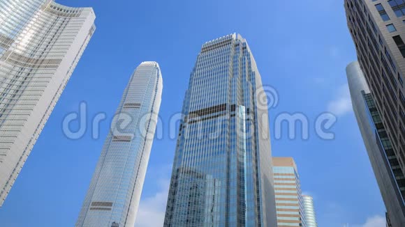 中国香港城市建筑时间的推移视频的预览图