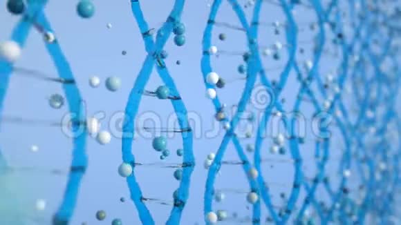 4K抽象DNA概念视频的预览图