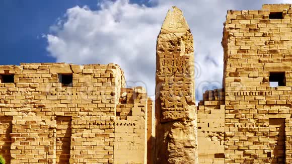 埃及的卡尔纳克神庙视频的预览图
