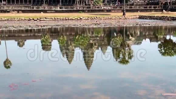 吴哥窟寺暹粒柬埔寨视频的预览图