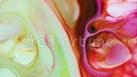 流体艺术抽象油墨旋流背景油漆爆炸视频的预览图