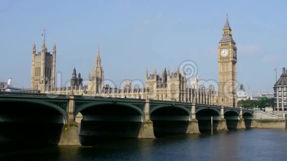 伦敦大本钟和议会大厦视频的预览图
