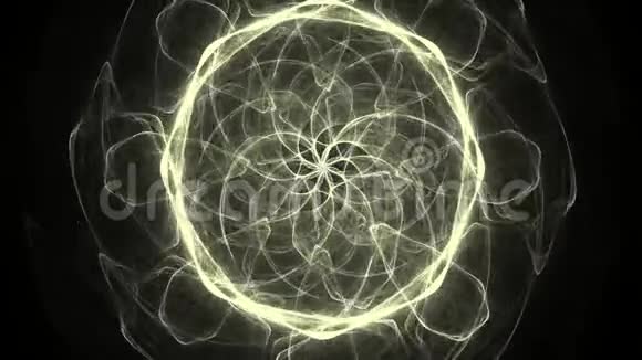 莱西五颜六色的钟表图案数字分形艺术设计抽象设计神圣符号标志几何占星学的设计视频的预览图