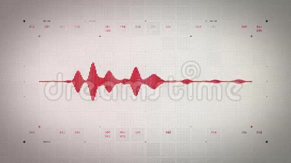 音频波形Mono红色Lite视频的预览图