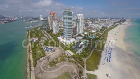 迈阿密海滩航空录像视频的预览图