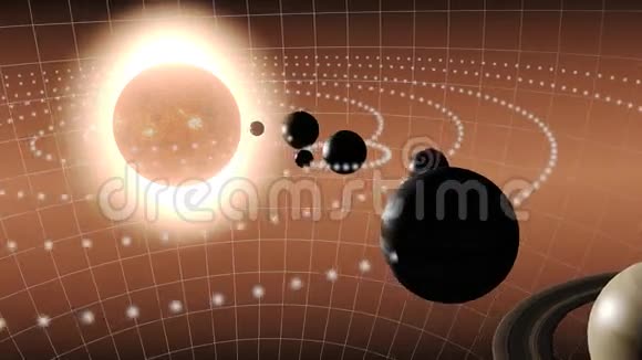 太阳系的动画视频的预览图