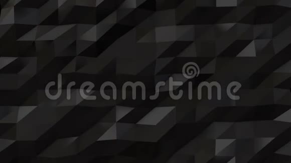 黑色抽象低聚三角形背景视频的预览图