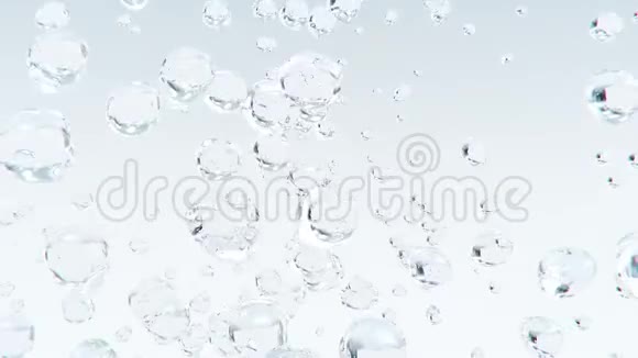 水下气泡在缓慢运动视频的预览图