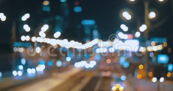 城市道路交通的时间推移视频的预览图