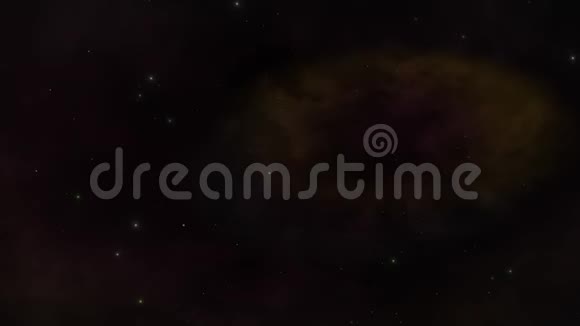 星系中的运动粒子和恒星抽象背景视频的预览图