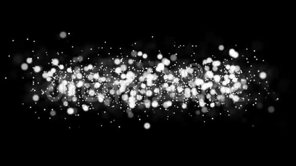 抽象的波克粒子视频的预览图
