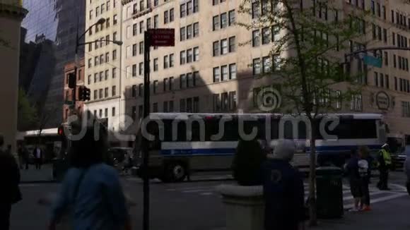 美国纽约曼哈顿街景4k视频的预览图