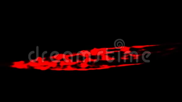 红色条纹轻抽象动画背景无缝回路视频的预览图