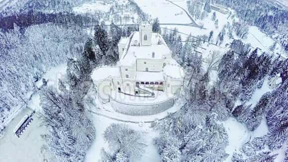 克罗地亚的特拉科桑城堡视频的预览图