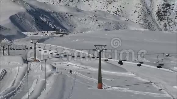 智利圣地亚哥滑雪胜地视频的预览图