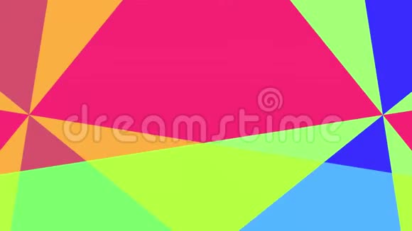 两个二维圆形图形图案在颜色不同的背景上在空间中向相反的方向旋转视频的预览图